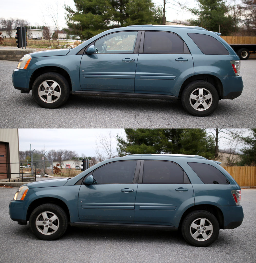 Window Tinting Before After Carroll County MD
